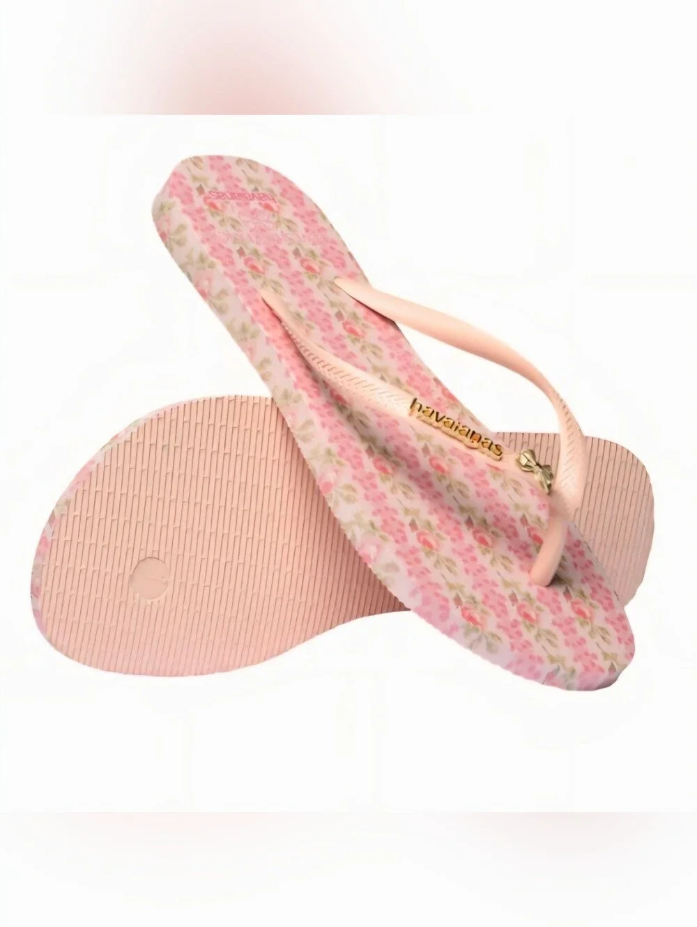 Havaianas X LoveShackFancy Ballet Rose Flip Flops Size 11/12C NWT